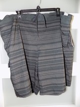 George At Knee Gradient Stripe E-Board Swim Shorts Size 3XL (48-50) Men&#39;... - $28.50