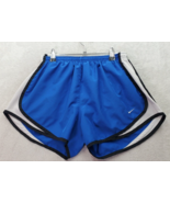 Nike Shorts With Liner Womens Medium Blue Dri Fit Mesh Panel Elastic Wai... - $397.93 MXN
