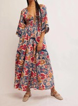 Free People free people printed dixie maxi in Vintage Indigo Combo - $156.00