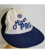 Rare Vintage General Electric GE Miser Pro Snapback Hat Cap VGUC Mesh Bl... - $33.65