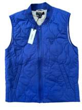 Tilley Quilt Coppin zip Golf Vest Gilet Blue ( S ) - $108.87