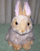 Aurora World Purely Luxe Tan Angora Rabbit 10&quot;H Plush NWT - £8.47 GBP