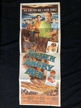 Seven Angry Men Original Insert movie poster 1955-- Western - £61.83 GBP