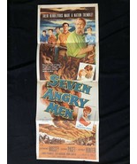 Seven Angry Men Original Insert movie poster 1955-- Western - $78.81