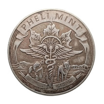 HB(279)US Hobo Nickel Morgan Dollar Silver Plated Copy Coin - £8.00 GBP