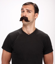 Handle Bar Mustache - Brown - $57.21