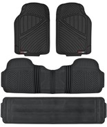 Motor Trend 3 Row Odorless Rubber Floor Mats &amp; Liners for Car SUV Van, D... - £59.86 GBP