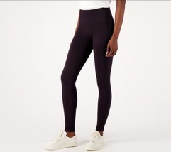 AnyBody Jacquard Smoothing Legging (Black, Size 3X) A554197 - £15.22 GBP