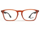 Ray-Ban RB1553 3670 Kids Eyeglasses Frames Brown Orange Square 48-16-130 - £22.19 GBP