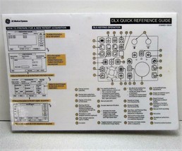 GE Medical 2184803-100r04 DLX Quick Reference Guide Laminated - $12.40