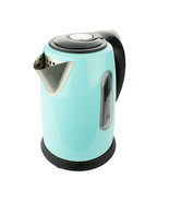 Btwd 1 Liter Stainless Steel Cordless Electric Kettle in Blue - $54.31 CAD