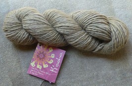 K&#39;acha MIrasol Merino Alpaca Silk Brown Twine Tan Craft Peruvian Yarn Skein - £11.09 GBP