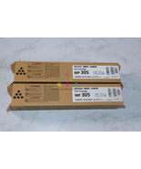 2 New OEM Ricoh MP 305SPF Black Toner Cartridges 842141 Same Day Ship - $97.60 CAD