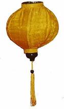Terrapin Trading Ltd Vietnamese Oriental Silk &amp; Bamboo Handcrafted Lantern LAMP  - £41.82 GBP