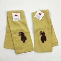 Terry Cloth Cowboy Roper on Horseback Kitchen Towels Set of 2 16x28 inches - $14.84