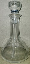 Crystal Decanter with Stopper - 10&quot; x 6&quot;.  Beautiful! - $314.01 MXN