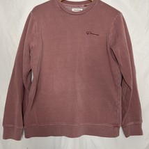 Pacsun Men&#39;s Distressed Pink Dreamer crewneck size Small - $565.47 MXN