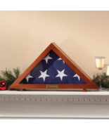 Military Veteran Memorial Burial Flag Display Case with Free Personalize... - €51,54 EUR