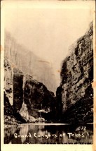 Vintage Real Photo POSTCARD- Grand Canyon Of Texas (Dops Stamp Box) BK49 - £3.16 GBP