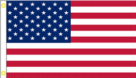 3x5 ft USA American US Super Polyester Flag W/ Grommets Rough Tex® Print... - £14.85 GBP