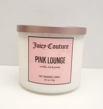Juicy Couture 14.5 oz Soy Wax Blend 3 Wick Candle - PINK LOUNGE - £15.73 GBP