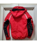 Marker Evolution Red Snowboard Jacket Full Zip Insulated Heavy Womens Sz 6 - $34.79