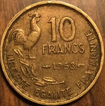 1953 France 10 Francs Coin - £1.35 GBP