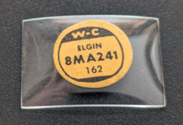 NOS W-C Watch Craft 8MA241 Mineral Glass Domed Crystal for Elgin 24.1 x 16.2MM - £13.51 GBP