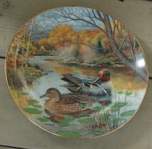 Vintage Knowles The Green Winged Teal Collectible Plate, Very Good Condition - £13.44 GBP