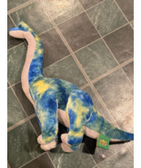 Pre Owned Wild Republic 14" Blue Medium Brontosaurus Plush No Tag *Nice* v1 - $14.99