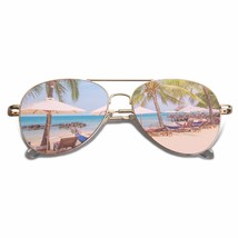 SOJOS Classic Aviator Sunglasses for Women Men Metal Frame Spring Hinges SJ1030, - £24.23 GBP
