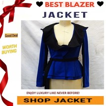 ? BULLY Dramatic ➕? JACKET Lapel BLAZER Belt Knit Stretch COAT ?BUY NOW❗? - €61,37 EUR