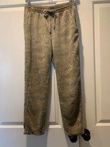 NWOT CURRENT ELLIOTT Pull On Camouflage Green Pants SZ 0  - £53.97 GBP