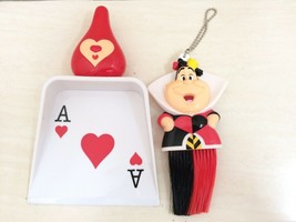 Disney Queen of Heart Dustpan,Red Card Mini Broom. Alice in Wonderland. RARE NEW - £39.31 GBP
