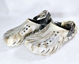 New! Men Size 11 Crocs Mens Adult Echo Marbled Clog Sandals Tan - $69.99