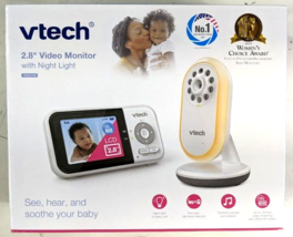 *NEW* V-Tech 2.8&quot; Digital Video Baby Monitor with Night Light - White - VM3258 - £26.57 GBP