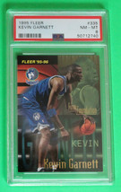 Kevin Garnett Rc Rookie Card 1995 Fleer #335 Psa 8 Mint Timberwolves Celtics Nm - £38.91 GBP