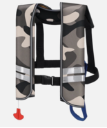 NEW - WARMOUNTS Automatic Inflatable Life Jacket with 5 Reflectors - $49.49