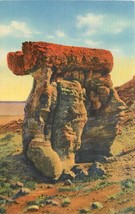 Linen Postcard AZ Da270 The Arm Chair Petrified Forest Natural Bridge Curteich - £3.64 GBP