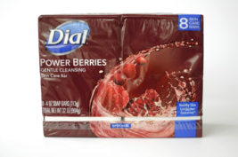 Dial POWER BERRIES Bar Soap 4 Oz Glycerin Gentle Cleansing DISCONTINUED ... - £70.10 GBP