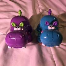 Fisher Price Amazing Animals Purple &amp; Blue Hungry Hippos Sensory Toddler Toys - £22.33 GBP