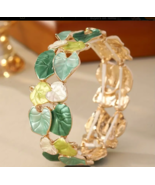 Leaf feather stretch bracelets - $15.00