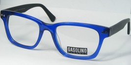 Gasolino Glasses GAS58004 2 Transparent Blue /BLACK Eyeglasses Frame 51-19-140mm - $67.54