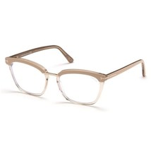 TOM FORD FT5550-B 072 Pink &amp; Transp. Antique Pink/Rose Gold 54mm Eyeglasses N... - £91.65 GBP