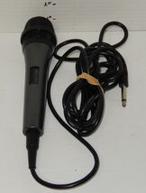 Microphone Long Cord Plug in On/Off Switch High Grade Low Noise 9" Gray ... - $24.70