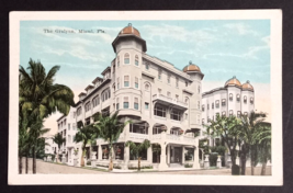 The Gralynn Hotel Bay Biscayne Advertising Palms Miami Florida FL Postcard 1920s - £6.27 GBP