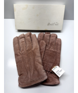 Vintage NOS Marshall Fields Cowhide Leather acrylic lined XL Gloves - €25,38 EUR