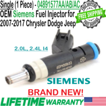 NEW OEM Siemens x1 Fuel Injector for 2011, 2012, 2013, 2014 Chrysler 200 2.4L I4 - £60.06 GBP