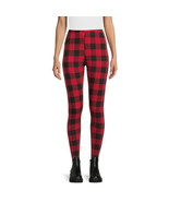 No Boundaries Juniors Holiday Print Leggings Buffalo Plaid Size XXXL (21) - £11.13 GBP