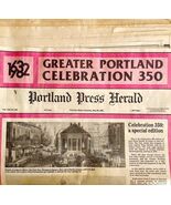 Portland Maine 350th Anniversary Newspaper 1982 Complete Vintage Press H... - $199.99